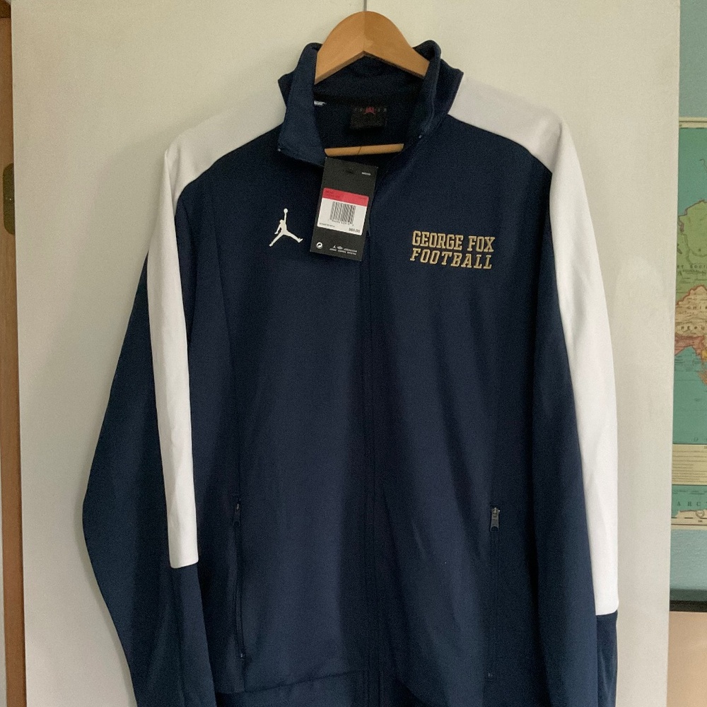 Nike Jordon Track Jacket George Fox Football size men’s large
